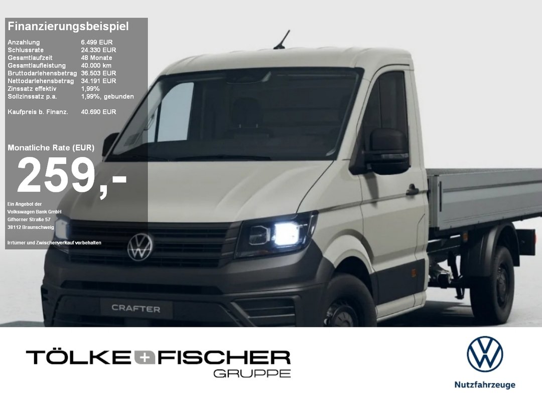 VW Crafter 35 Pritschenwagen Einzelkabine 2,0 l TDI