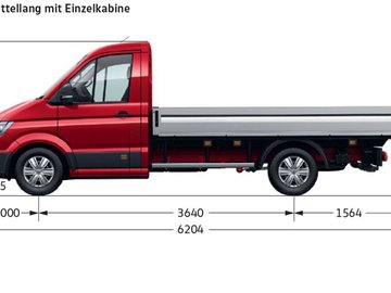Crafter 35 Pritsche EK TDI 103 kW  6 Gang – Bild 11